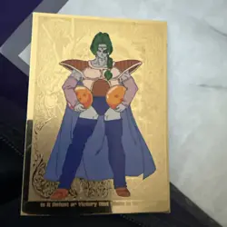 1998 Dragon Ball Z Zarbon Gold Foil Card G5 - Image 1
