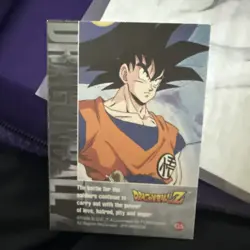 1998 Dragon Ball Z Zarbon Gold Foil Card G5 - Image 2