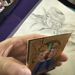 1998 Dragon Ball Z Zarbon Gold Foil Card G5 - Image 3