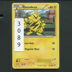 Pokemon TCG Electabuzz 53/149 BW Boundaries Crossed Regular Card EN-LP 2012 - Image 3