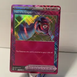 Pokemon TCG Hero's Cape 152/162 2024 Temporal Forces ACE SPEC Rare Card - NM - Image 1