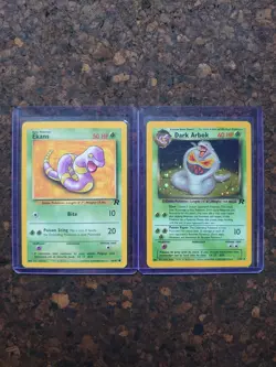 Date Error Dark Arbok 2/82, Holo, Rare, Team Rocket, Unlimited, Pokemon Card - Image 1
