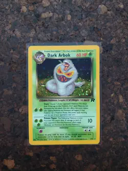 Date Error Dark Arbok 2/82, Holo, Rare, Team Rocket, Unlimited, Pokemon Card - Image 5