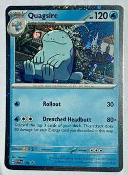 Quagsire 156 Scarlet & Violet Black Star Promo Cosmos Holo Pokemon Card TCG NM - Image 1