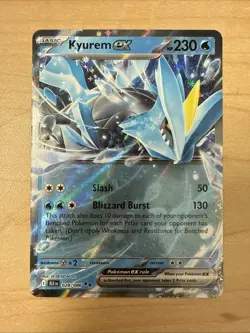 Pokemon Kyurem EX Holo Black Bolt Ultra Rare Card 028/086 NM Condition - Image 1