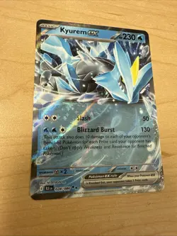 Pokemon Kyurem EX Holo Black Bolt Ultra Rare Card 028/086 NM Condition - Image 3
