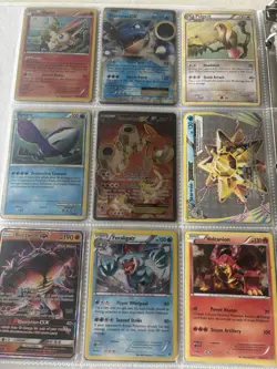 XY, Black And White, Platinum Pokemon Card Binder Collection 100+ Cards - Image 2