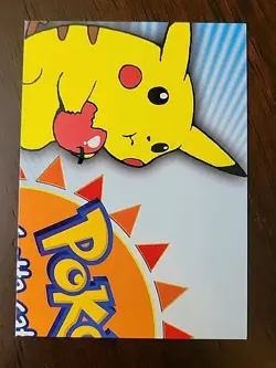 NM! - Topps Pokemon Series 3 - Pikachu Apple P01 of 6 - Puzzle Card - Image 1