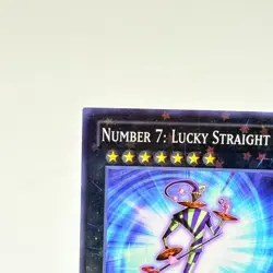 SP14-EN027 Number 7: Lucky Straight : Starfoil Rare 1st Edition Mint YuGiOh Card - Image 2