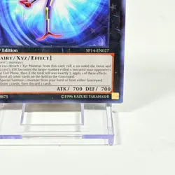 SP14-EN027 Number 7: Lucky Straight : Starfoil Rare 1st Edition Mint YuGiOh Card - Image 4