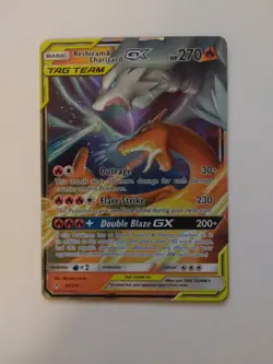 Pokemon GX Reshiram & Charizard – LP–NM – Authentic - Image 1