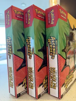 3x Pokemon TCG Ascended Heroes Pin Collection Box BRAND NEW SEALED ✅ - Image 2