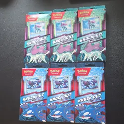 Lot of 6 Pokemon Knock Out Collection Booster Packs Suicune & Kyogre English - Image 1