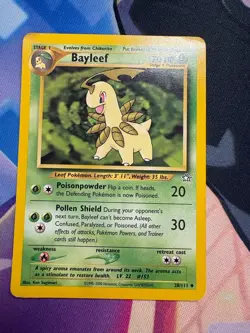 Pokemon TCG Bayleef Neo Genesis Uncommon Card 28/111 - Image 1