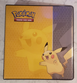 Ultra PRO: Pokemon Pikachu 2" 3-Ring Binder & x50 Ultra Pro Silver 9 pocket - Image 1