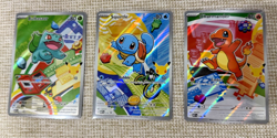 Pokemon First Partner Illustration Collection MEP #37, #38, #39 Stamped 30th - Image 1