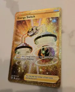 Energy Switch SWSH12: Silver Tempest #212/195 Secret Rare Pokemon Card T4-61 - Image 1