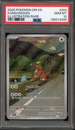 Pokemon Kangaskhan Destined Rivals Illustration Rare #204 PSA 10 Gem Mint - Image 1