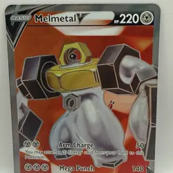 Pokemon TCG Melmetal V (Full Art) 075/078 Ultra Rare Pokemon GO NM - Image 1
