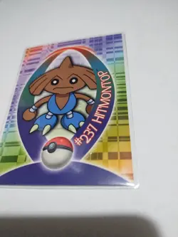 Topps Pokemon Johto Series 1 Sticker Chase Card Hitmontop 23 of 62 Rare Glossy - Image 1