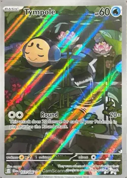 Scarlet & Violet—Black Bolt and White Flare Tympole Secret Rare #103/086 - Image 1