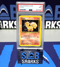 1999 POKEMON GAME BASE SET UNLIMITED 68/102 VULPIX PSA 9 MINT - Image 1