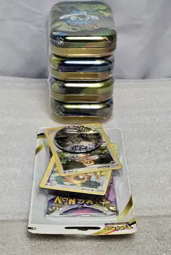 ×4 PALDEA FRIENDS Mini Tins K22 SEALED 2023 + ×1 Lost Origin C&C 2022 Pokemon - Image 5