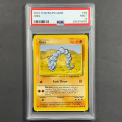 PSA 9 Onix 056/102 Base Set Regular Pokemon TCG - Image 1