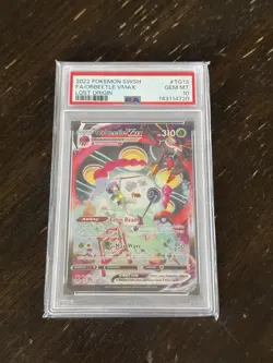 2022 PSA 10 FA Orbeetle VMAX #TG13 Full Art Trainer Gallery Pokemon TCG SWSH - Image 1
