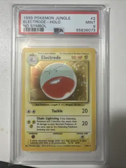 Pokemon TCG Electrode Jungle 2/64 Holo Unlimited Holo Rare No Symbol Psa 9 - Image 1