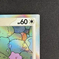 Pokemon TCG Ditto 132/165 Scarlet & Violet 151 2 Square Miscut Error Holo Card - Image 3