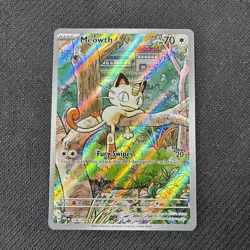 Meowth 106/094 Phantasmal Flames Pokemon NM - Image 1