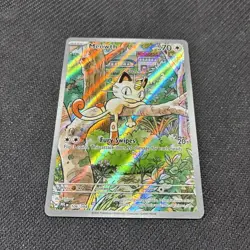 Meowth 106/094 Phantasmal Flames Pokemon NM - Image 2