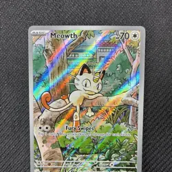Meowth 106/094 Phantasmal Flames Pokemon NM - Image 3