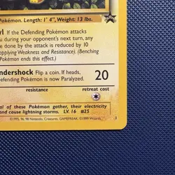 Pokemon Vintage Ivy Pikachu #1 WotC Black Star League Promo 1999 - Image 4