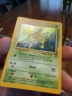 Pokemon TCG Scyther Jungle 10/64 Holo Unlimited Holo Rare - Image 3