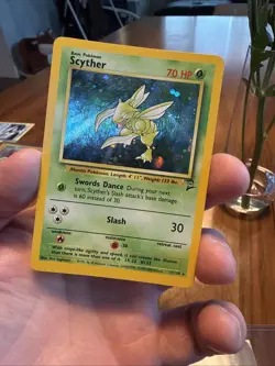 Pokemon TCG Scyther Jungle 10/64 Holo Unlimited Holo Rare - Image 4
