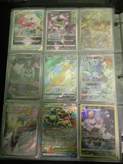 Modern Pokemon Binder Ultra Rare Mew Ex and Ultra Rare Charizard NM/LP Condition - Image 4