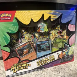 Pokemon Ascended Heroes First Partner Deluxe Pin Collection Sealed New - Image 1