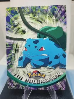 Topps Pokemon Bulbasaur #01 2000 TV Animation Edition Non Holo - Image 1
