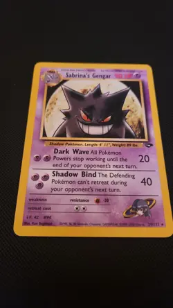 Pokemon TCG Sabrina’s Gengar Gym Challenge Card 29/132 Unlimited Rare NM/M - Image 1