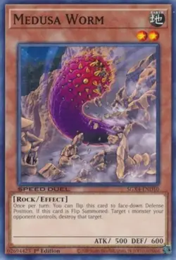 Yugioh! Medusa Worm - SGX4-END10 - Common - 1st Edition Near Mint, English - Image 1