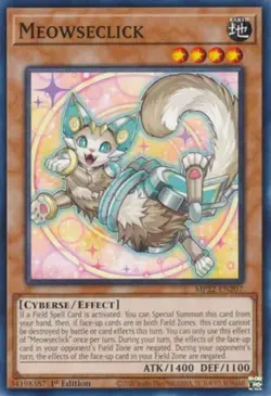 Yugioh! Meowseclick - MP22-EN207 - Common - 1st Edition Near Mint, English - Image 1