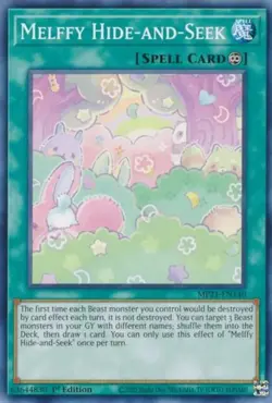 Yugioh! Melffy Hide-and-Seek - MP21-EN140 - Common - 1st Edition Near Mint, Engl - Image 1