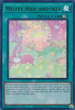Yugioh! Melffy Hide-and-Seek - MP24-EN151 - Ultra Rare - 1st Edition Near Mint, - Image 1