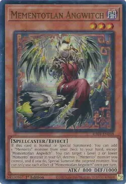 Yugioh! Mementotlan Angwitch - RA04-EN048 - Ultra Rare - 1st Edition Near Mint, - Image 1