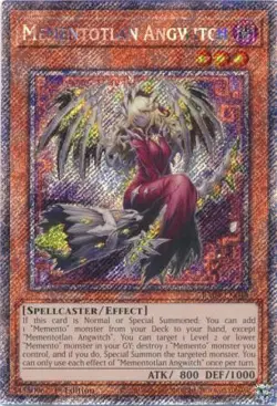 Yugioh! Mementotlan Angwitch - RA04-EN048 - Platinum Secret Rare - 1st Edition N - Image 1