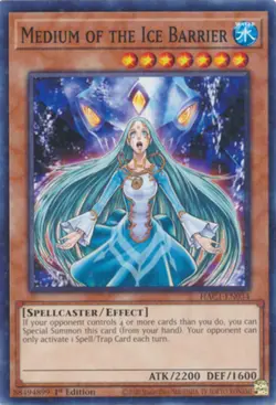 Yugioh! Medium of the Ice Barrier - HAC1-EN034 - Common - 1st Edition (Duel Term - Image 1