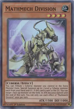 Yugioh! Mathmech Division - MYFI-EN006 - Super Rare - 1st Edition Near Mint, Eng - Image 1