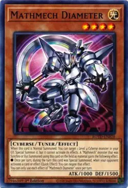 Yugioh! Mathmech Diameter - ROTD-EN028 - Common - 1st Edition Near Mint, English - Image 1